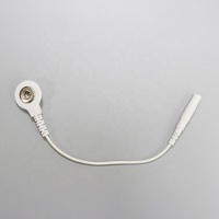 Adaptateurs de câble d'électrode TENS Convertissent la broche de 2 mm en clip de 3,5 mm Compatible avec TENS EMS