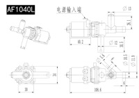 Vanne solénoïde KAS AF1040L, composant électronique avec fixation filetée pour automobiles et appareils électroménagers
