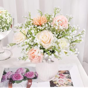 Fiori Artificiali di Gypsophila, Bouquet Finti di Gypsophila in Grandi Quantità per Matrimoni, Feste, Decorazioni Floreali per la Casa - Product Image 3