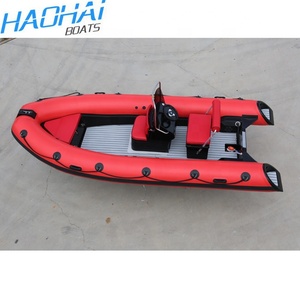 Bateaux pneumatiques à rames gonflables en fibre de verre Hypalon RIB 480 les plus récents de 2023 avec réservoir de carburant intégré de 60 L et certification CE - Product Image 6