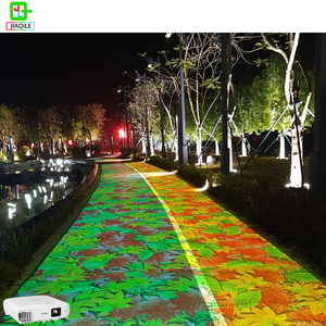 מקרן הולוגרפי Leplay 360 מעלות להקרנה על קיר/רצפה, רזולוציה 1920x1080, 100+ תוכני וידאו לפרסום - Product Image 4