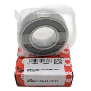 Roulement à billes à gorge profonde <span class=keywords><strong>FAG</strong></span> 25*52*15mm <span class=keywords><strong>6205</strong></span>-C-2HRS-CO16 - Product Image 1