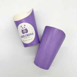 Custom per uso alimentare tazze di carta per patatine fritte con Logo con bolle Waffle scatola di Popcorn per Sushi coni di salumi wafer Waffle - Product Image 6