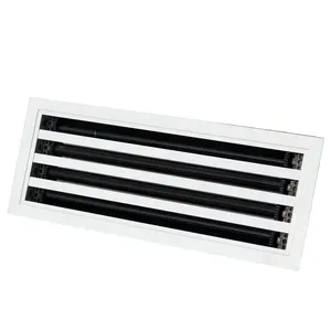 HVAC צינור אוורור מיזוג אוויר מערכת מתכת אוויר vent כיסוי סורג תקרת ליניארי חריץ מפזר