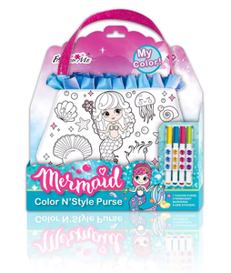 Borsa Creativa per Trucco a Tema <span class=keywords><strong>Sirena</strong></span> per Bambine, Personalizzabile, per Viaggi e Giochi <span class=keywords><strong>di</strong></span> Pittura, Regalo per Ragazze - Product Image 5