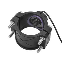 Capteur de débit et de pression piézorésistif de type selle 4-20 mA en acier inoxydable 2-en-1 pour système de fertigation