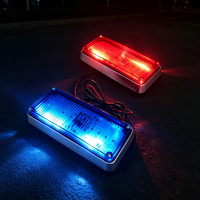 Wasserdichte LED-Blitzwarnleuchte Rot Blau Wandmontierte Sicherheits-Blinklampe für Wachhäuschen