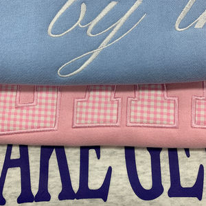 Sudaderas de Cuello Redondo Extra Grandes para Mujer, de Algodón de 300 g/m², Casuales, Ecológicas, con Bordado Personalizado al por Mayor - Product Image 5