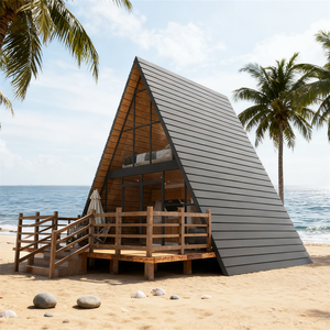 ห้องโดยสารแบบพกพาดีไซน์สแกนดิเนเวียนที่ทันสมัยสำหรับใช้ในรีสอร์ทริมชายหาดและวันหยุด - Product Image 4