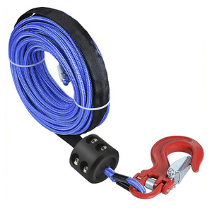 Protector de Cuerda para Gancho de Remolque, Tapón de Goma para Cuerda, Acero, 2 Orificios de Montaje, Vehículo Todoterreno - Product Image 1