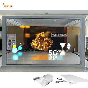 <span class=keywords><strong>Film</strong></span> transparent flexible auto-adhésif P10 LED pour fenêtres <span class=keywords><strong>en</strong></span> verre IP65 publicité auto-adhésive pour les salles d'exposition des centres commerciaux - Product Image 1