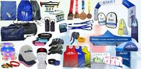 Événement de course 5k promotionnel personnalisé sublimé festival de musique de course chapeaux de course personnalisés minuterie de marathon