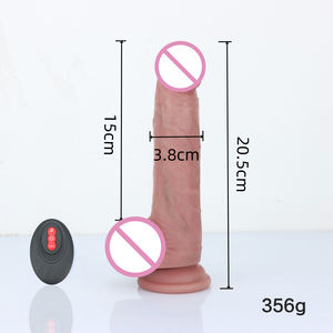 Juguetes Sexuales Para Adultos al Por Mayor Dildo Vibrador Eléctrico Juguete Para Adultos Pene Artificial con Control Remoto Pene Flexible Juguetes Eróticos - Product Image 3