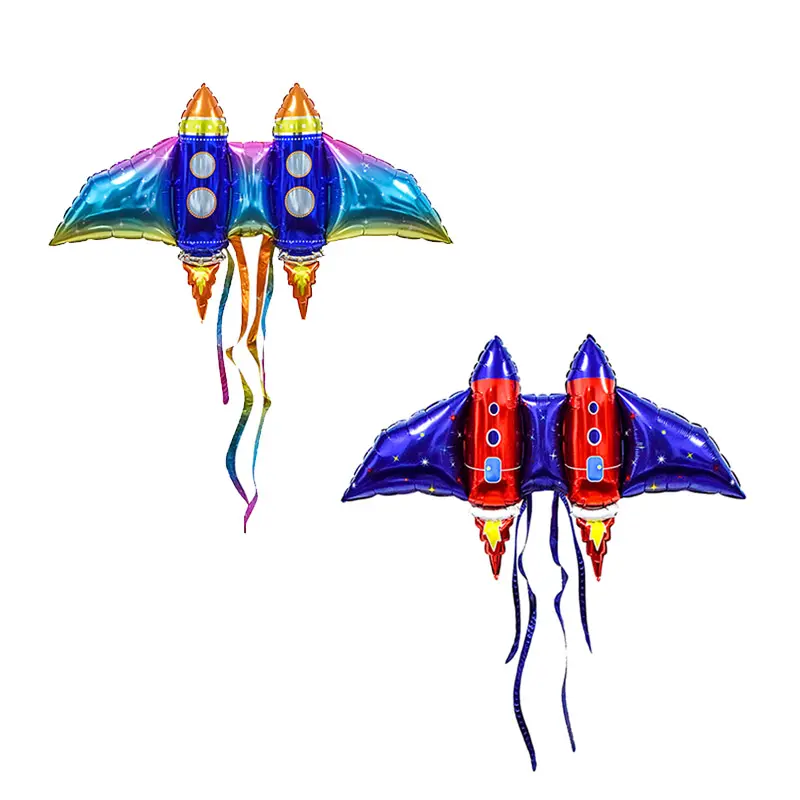 Фольгированные воздушные шары с большими крыльями, украшение для детского дня рождения