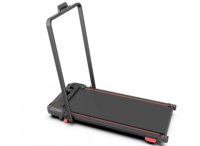 Tapis de marche électrique pliable avec main courante, inclinaison manuelle, moteur sans balais, écran LED, capacité 110 kg pour la maison et la salle de sport