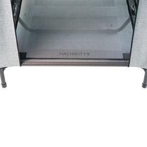 Cama de malla elevada para perros, casa de mascotas con refrigeración interior y exterior, toldo extraíble, tienda de sombra - Product Image 4