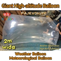Film transparent laminé PA/EVOH/PE haute barrière surdimensionné de 2 m de large, 27 microns, pour ballon météorologique haute altitude