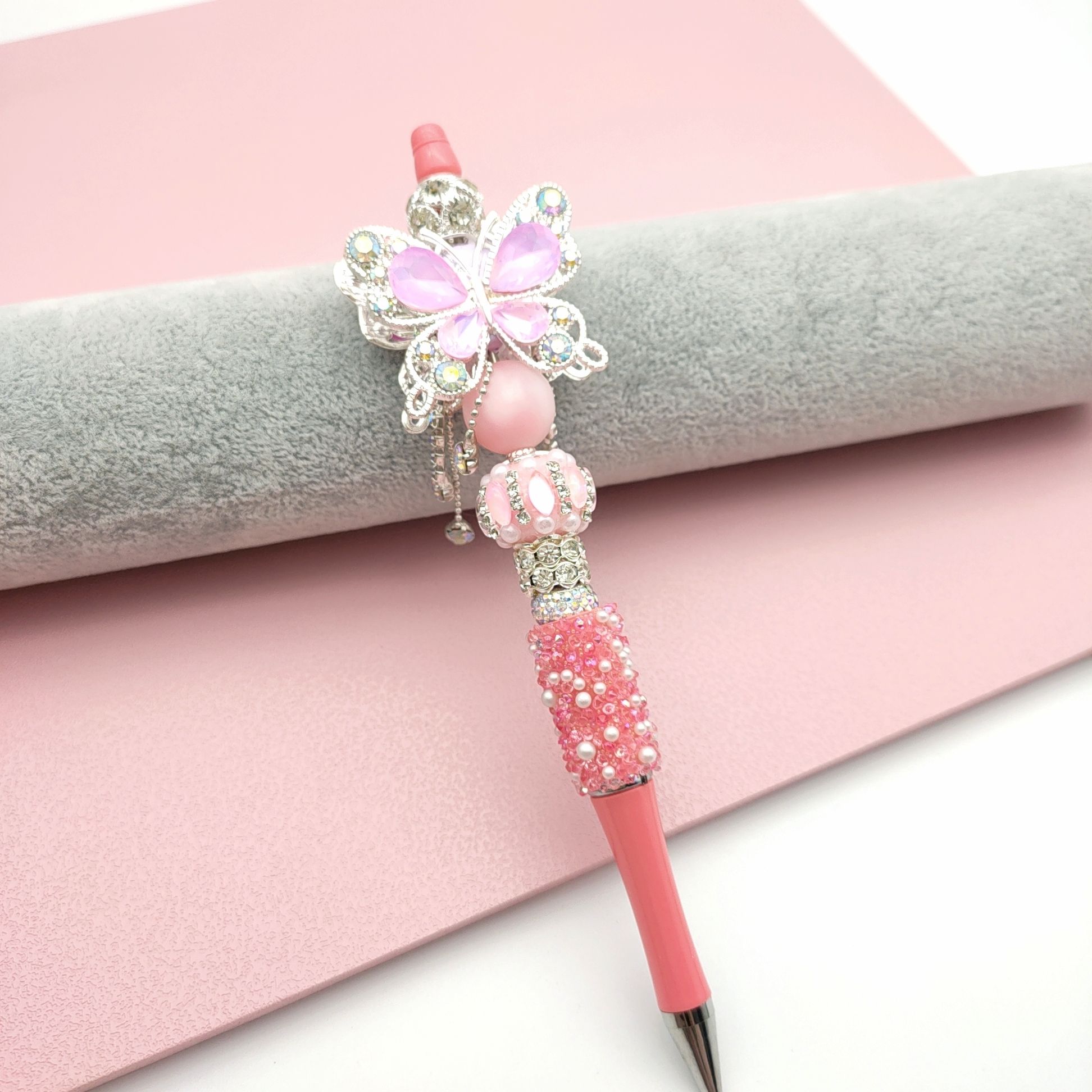 Bolígrafo Mariposa Rosa