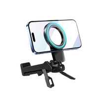 Support de tablette et de téléphone multifonctionnel universel en alliage d'aluminium, magnétique, réglable en hauteur, rotatif, pliable, portable, pour bureau