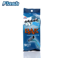 Rasoir jetable Flash R311 avec emballage personnalisé et poignée ergonomique à triple lame de haute qualité pour le rasage des hommes