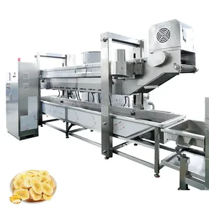 Lonkia Fabriek Frituur Machine Fritos Snacks Verwerking Luchtkoeling Aardappel Maïs Chips Elektrische Verwarming Automatische Friteuse Lijn