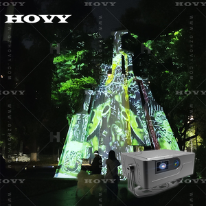 Máy chiếu hologram LCD trong suốt cho công trình công cộng với độ phân giải HDMI 1080p, hệ thống chiếu tương tác ngoài trời di động - Product Image 4