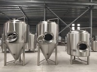 Cuve de Fermentation Hermann Beer en Acier Inoxydable 2000L Unitank – Équipement de Brasserie Clé en Main avec Garantie de 6 Ans et Tension Personnalisable
