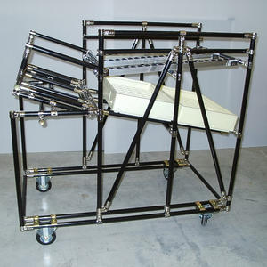 תעשייתי רזה ציוד חומרים ESD OD <span class=keywords><strong>28mm</strong></span> צינור פלדה עבור הרכבה שולחן עבודה - Product Image 3