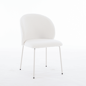 DB heng เก้าอี้รับประทานอาหารเหล็กเท้าสไตล์บ้านไร่พร้อมแผ่นรองเท้าพียูแบบปรับได้ชุด2ชิ้นสำหรับรับประทานอาหารห้องนั่งเล่นหรือห้องเรียน - Product Image 3