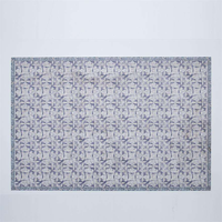 Tapis d'entrée extérieur en PVC fait main, style français et chinois, imperméable et facile à nettoyer