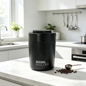 Stainless Steel Electric Vacuum Canister Intelligent Constant Pressure Airtight Food Storage Jar For Coffee Bean Pet Food - Product Image 1