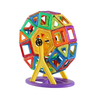 Venta caliente creativo juego abierto los azulejos mágicos bloques de construcción regalos juguetes para niños aprendizaje bloques de construcción magnéticos