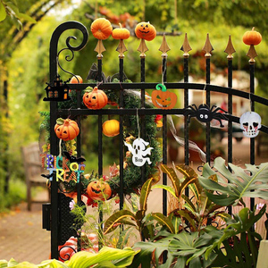 Mini fantôme Halloween ornements en bois suspendus <span class=keywords><strong>film</strong></span> <span class=keywords><strong>d</strong></span>'<span class=keywords><strong>horreur</strong></span> ornements pour Halloween/arbres de Noël écologique - Product Image 4