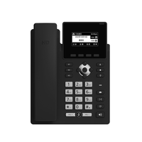 Teléfono de Escritorio VOIP Profesional de 2 Líneas SIP, Audio HD, Soporte EHS POE, Listo para Conferencias, Pantalla de 128x64 para Oficina Comercial