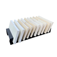 Présentoir d'échantillon de pierre de quartz de fente de comptoir présentoir d'échantillon de carreaux de céramique support pour salle d'exposition de carreaux