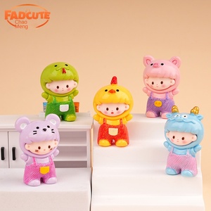 Statuette in Resina dello Zodiaco, Scatola a Sorpresa, Simpatiche Bambole da Ufficio, Ornamenti a Forma di Animali Cartoon, Cina 0-24 Mesi - Product Image 3