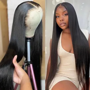 YESWIGS Wholesale Unprocessed Raw Virgin Cuticle Aligned Hair Weaves and Wigs Straight Brazilian Human Hair Extensions Bundles