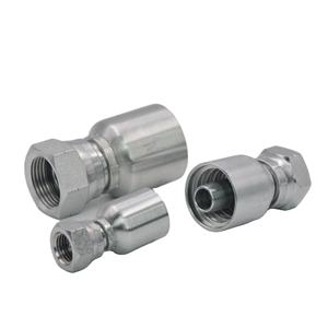 New Carbon Steel Quick <strong>Coupler</strong> 1 Piece Hydraulic BSP Thread Pipe Hose Fittings for Crimping Press 22611Y - Product Image 1