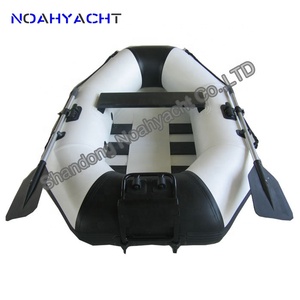<span class=keywords><strong>Gommone</strong></span> <span class=keywords><strong>Tender</strong></span> da Pesca Gonfiabile con Pagliolato ad Aria e Fondo a Stecche Barca a Remi Leggera - Product Image 4