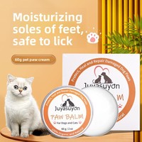 Baume de Soin des Pattes Bio et Entièrement Naturel 60g pour Chiens et Chats – Nettoyant et Protecteur pour les Coussinets – Fournitures de Luxe Transfrontalières pour Animaux de Compagnie