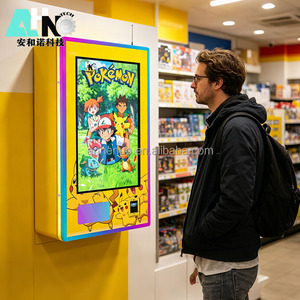 Distributeur automatique de cartes <span class=keywords><strong>Pok</strong></span>émon TCG avec écran tactile de 32 pouces, autocollants personnalisables gratuits pour enfants - Product Image 1