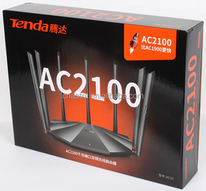 เราเตอร์ <span class=keywords><strong>Tenda</strong></span> <span class=keywords><strong>AC2100</strong></span> ขายดี เราเตอร์ไร้สายแบบกิกะบิต ดูอัลแบนด์ พร้อมฟังก์ชั่นรีพีทเตอร์ Wifi รุ่น AC23 สำหรับใช้ในบ้าน - Product Image 6