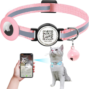 <span class=keywords><strong>Collar</strong></span> de Gato Reflectante Ajustable Personalizado con Código QR Inteligente y Desprendible de Nailon de Moda de Lujo Nuevo 2025 - Product Image 6