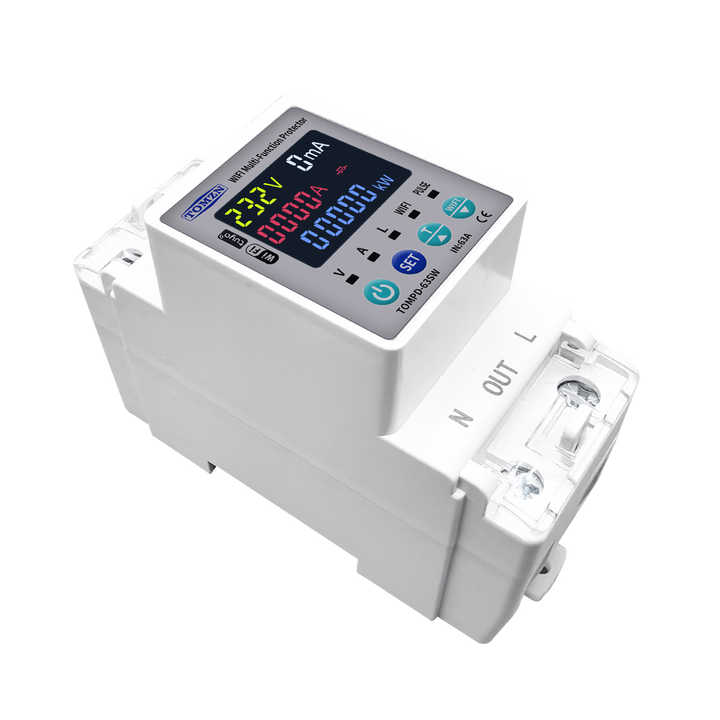 Salvava Con Riarmo Automatico TOMZN 63A 110V 230V WIFI | FindTheDeal Salvava Con Riarmo Automatico TOMZN 63A 110V 230V WIFI | FindTheDeal