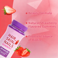Gummies OEM pour Cheveux, Peau et Ongles avec Biotine, Vitamines C, E et A pour la Force des Cheveux, la Santé des Ongles et le Bien-être de la Peau