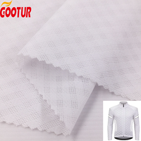 Tissu de sport d'extérieur pour sublimation, couleur unie, 85% polyester, 15% élasthanne, tissu jacquard pour maillot de cyclisme
