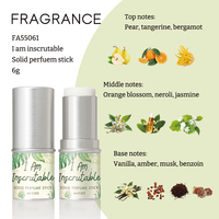 Nouveau Parfum Solide en Stick pour Femme, 6g, Longue Durée, aux Notes Florales de Campanule, Cerise, Ambre et Musc Blanc