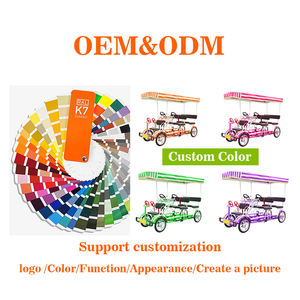 Vélo Surrey à 4 roues pour 6 personnes, double rangée, en acier <span class=keywords><strong>Ican</strong></span> personnalisé, à vitesse unique, avec frein à tambour et pédale standard - Product Image 6