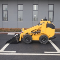 Mini-chargeuse frontale sur chenilles avec moteur diesel Kubota certifié EPA/Euro 5, garantie de 6 mois