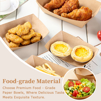 Barquettes en papier jetables personnalisées avec logo, qualité alimentaire, pour fêtes d'enfants, impression personnalisée, prix de gros abordable